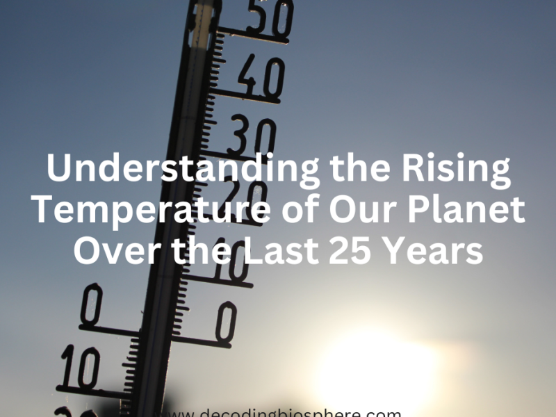 Understanding the Rising Temperature of Our Planet Over the Last 25 Years